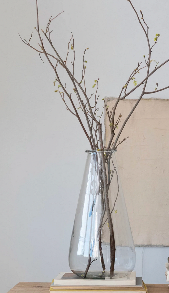 Reed Glass Vase